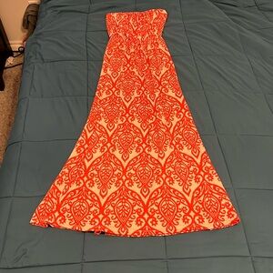 Strapless Maxi Dress